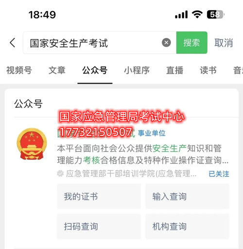 焊工证查询入口官网查询系统（国家应急管理部）